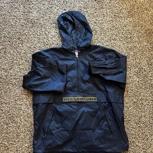 Champion Black Windbreaker Jacket with Hood